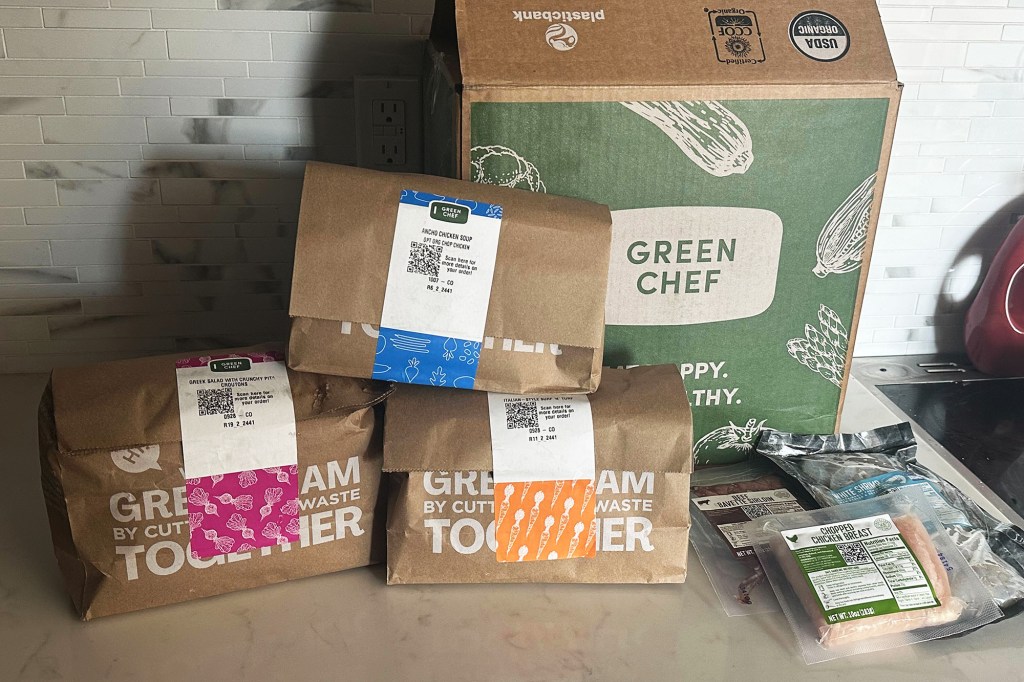 A box of snacks from the Green Chef